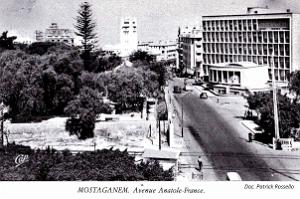Mostaganem - Avenue Anatole-France - Vue aerienne